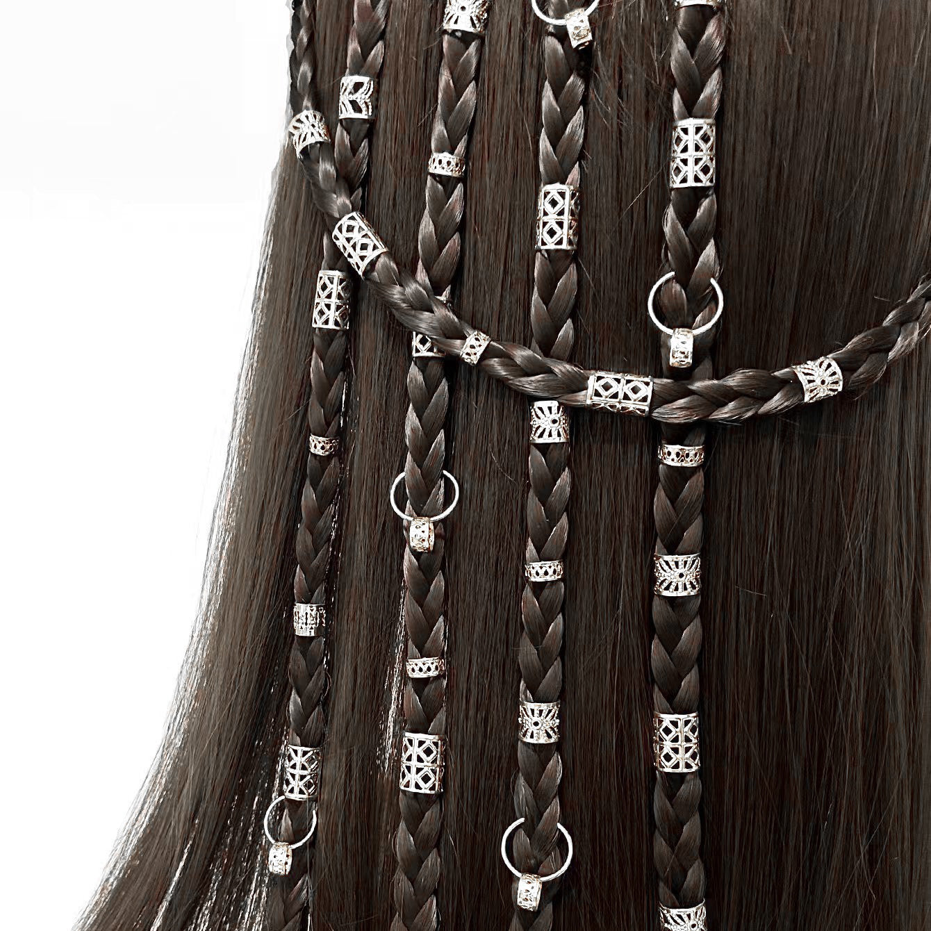 Women's Fashion Metal Circle Trendy Ponytail Hair Clip