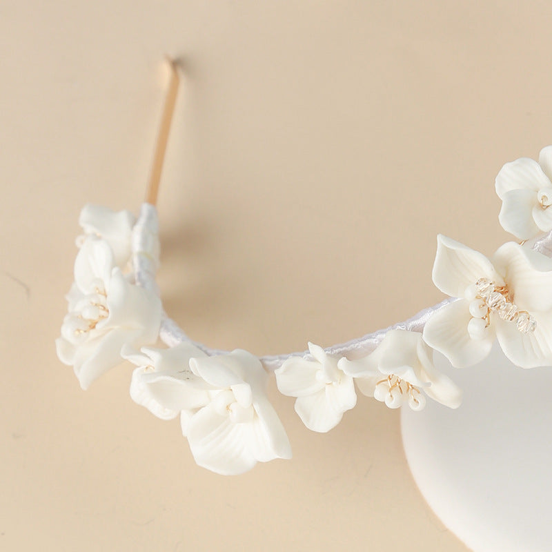Ceramic Flower Headband Ceramic Flower Handicrafts