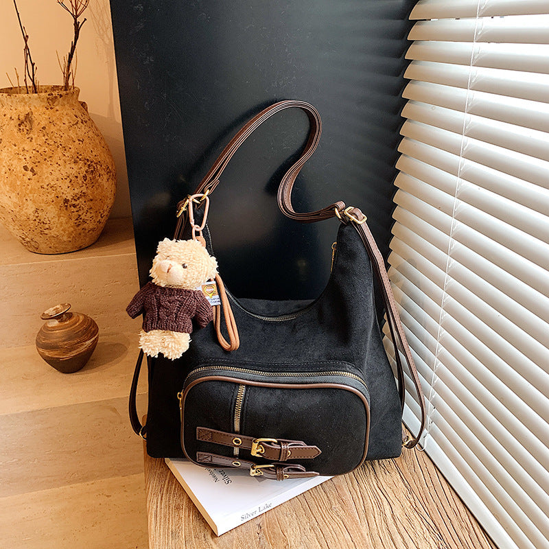 Elegant crossbodytaske med høj kapacitet til kvinder