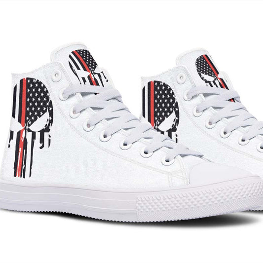 Printed Couple High-top Canvas Shoes