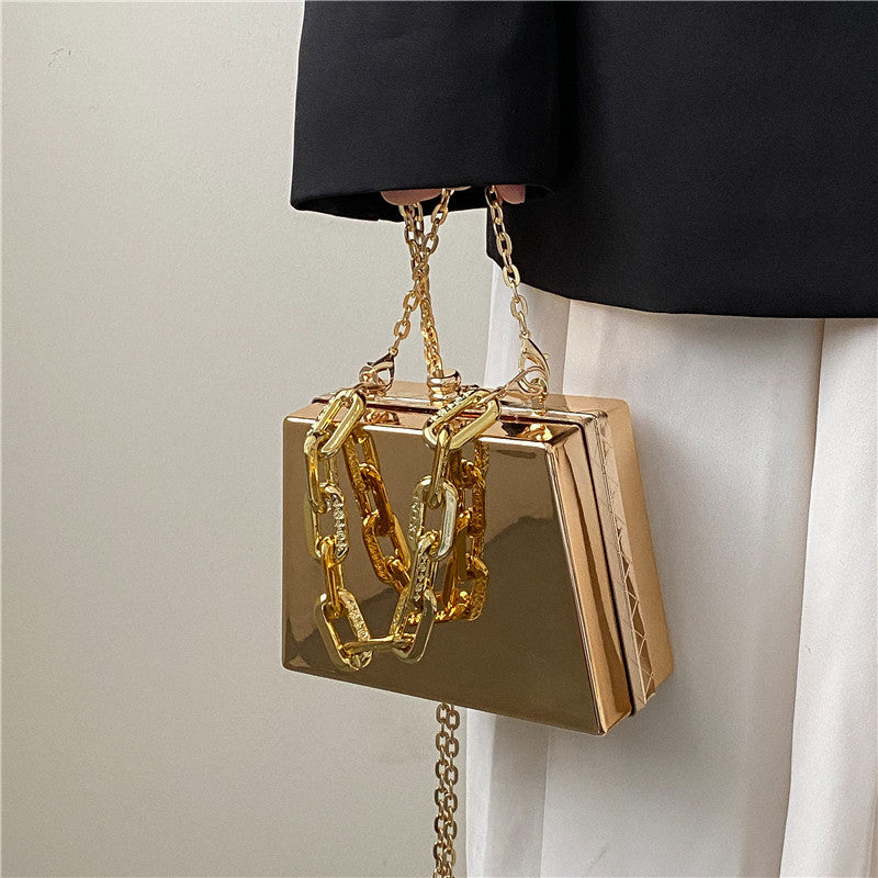 Net Red Girl Chain Shoulder Box Bag