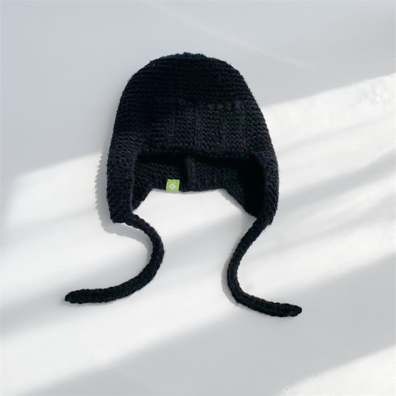 Wind Proof Ear Protection WoolWomen Solid Color