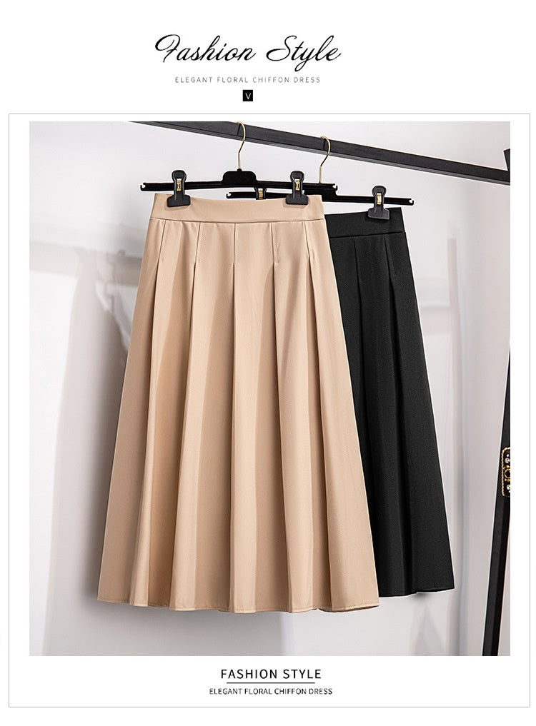 Line Skirt Slimming And Fashionable Summer Skirt Fat Sister Plus Size