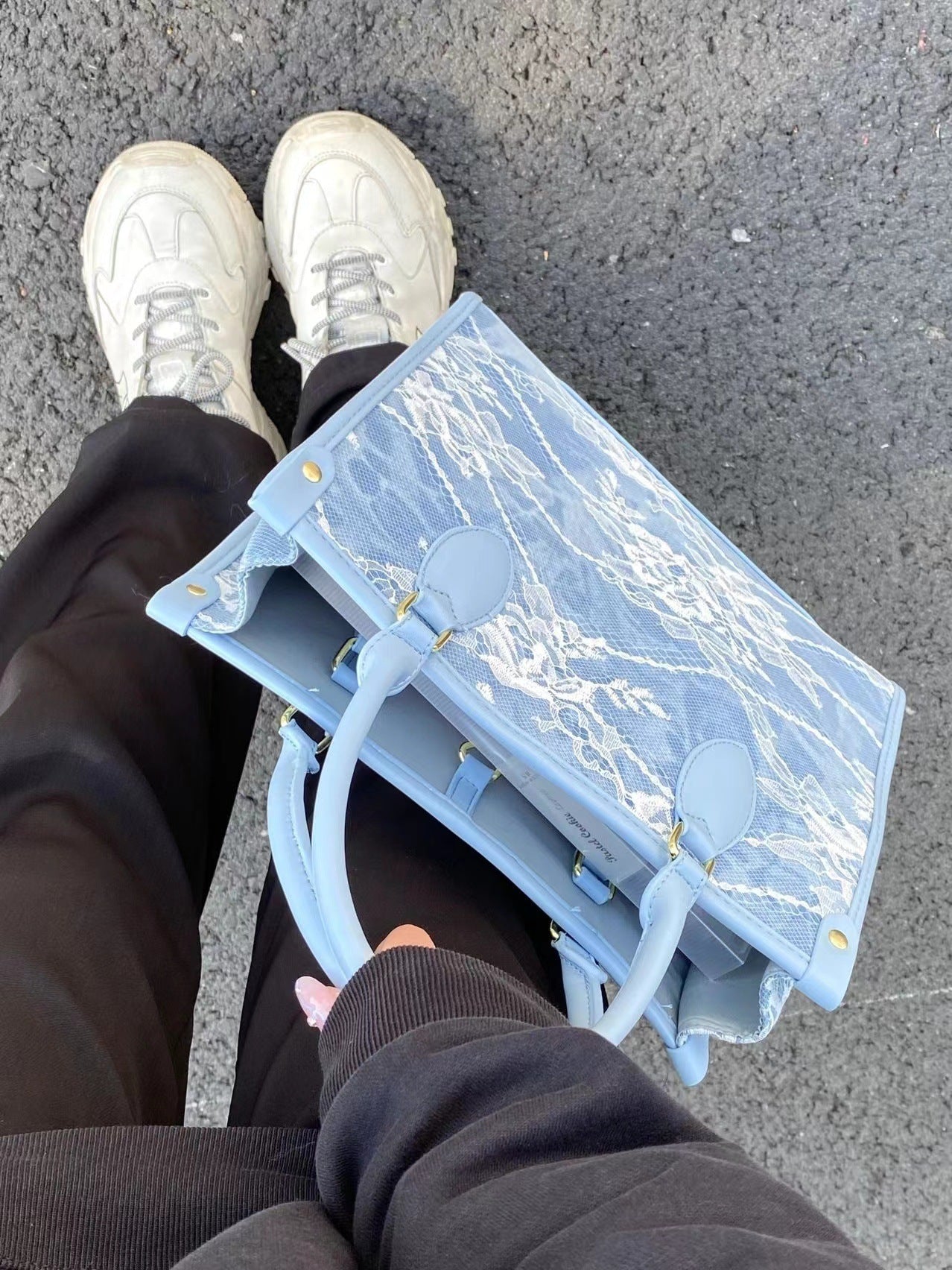 Women's Fashionable New Niche Lace Handbag