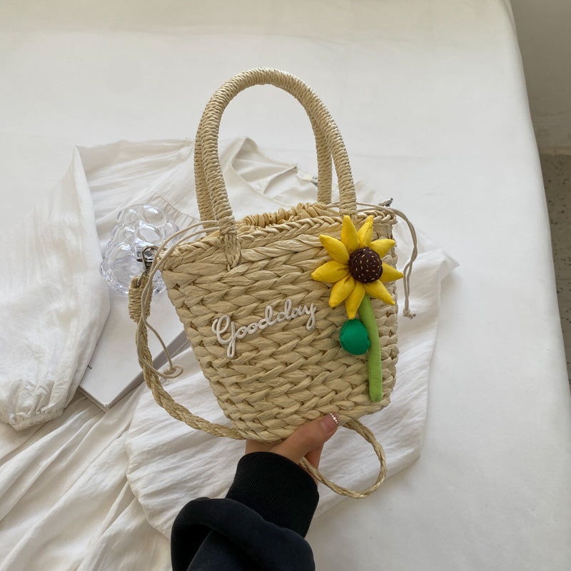 Niche Literary Casual Small Package Female Simple Weave