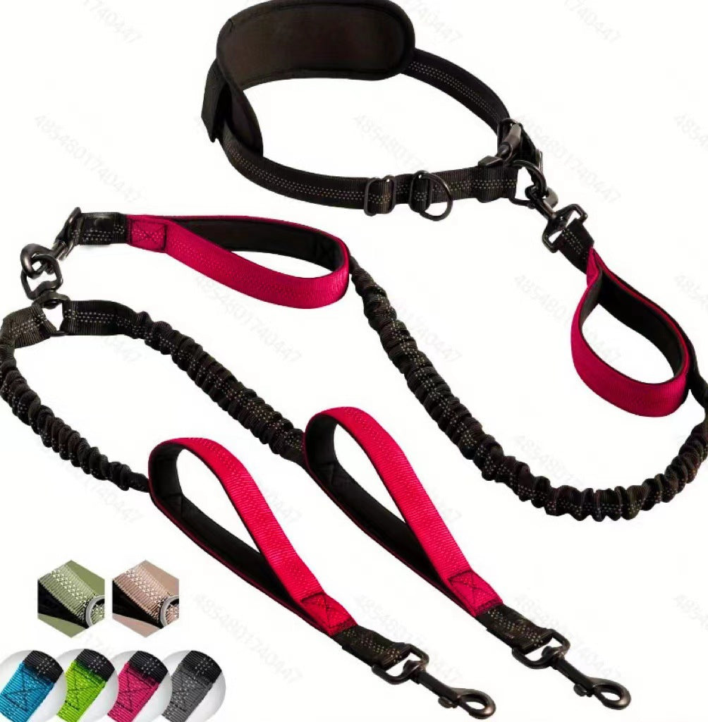 Pet Supplies Fitness Sports Running Hand Holding Rope Multifunctional Traction Belt Dog Traction