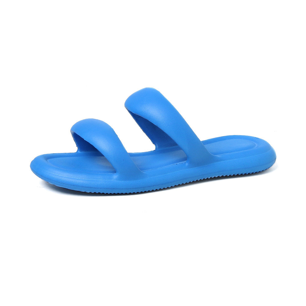 European And American Fashion Classic New Korean Style EVA Slip-on Flat Soft Bottom Outdoor Sandals