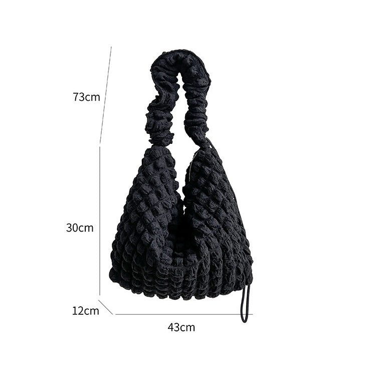 Casual Versatile Large Capacity New Pleated Cloud Bag