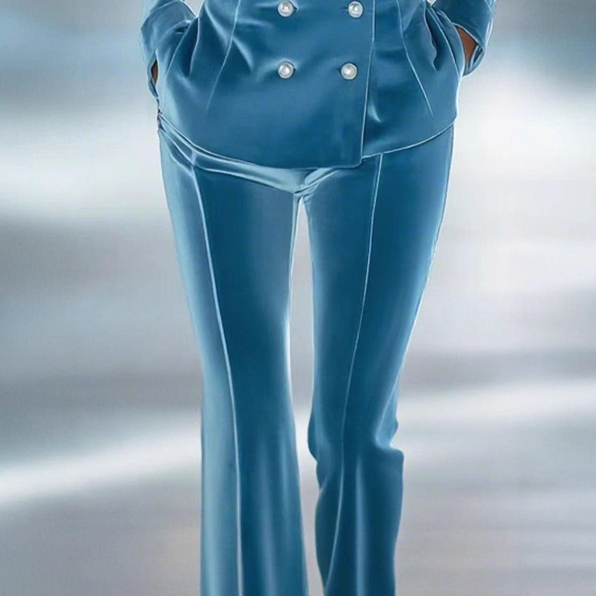 Womens Suit Jacket And Pants Set
