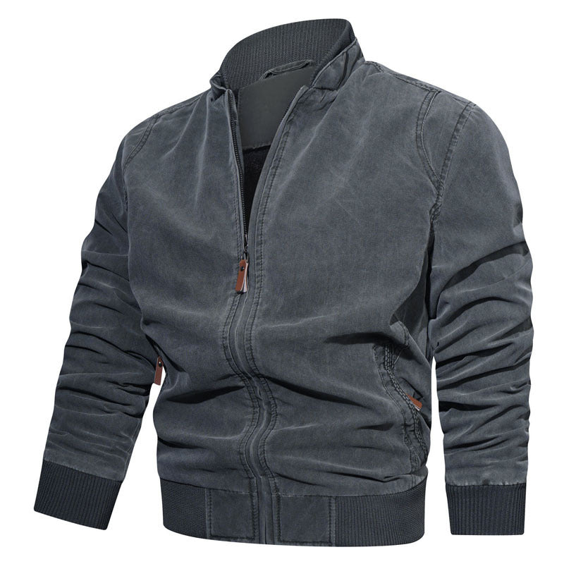 Winter Men's Young And Middle-aged Jacket Men's Pure Cotton Coat Leisure Cargo Plus Size Jacket