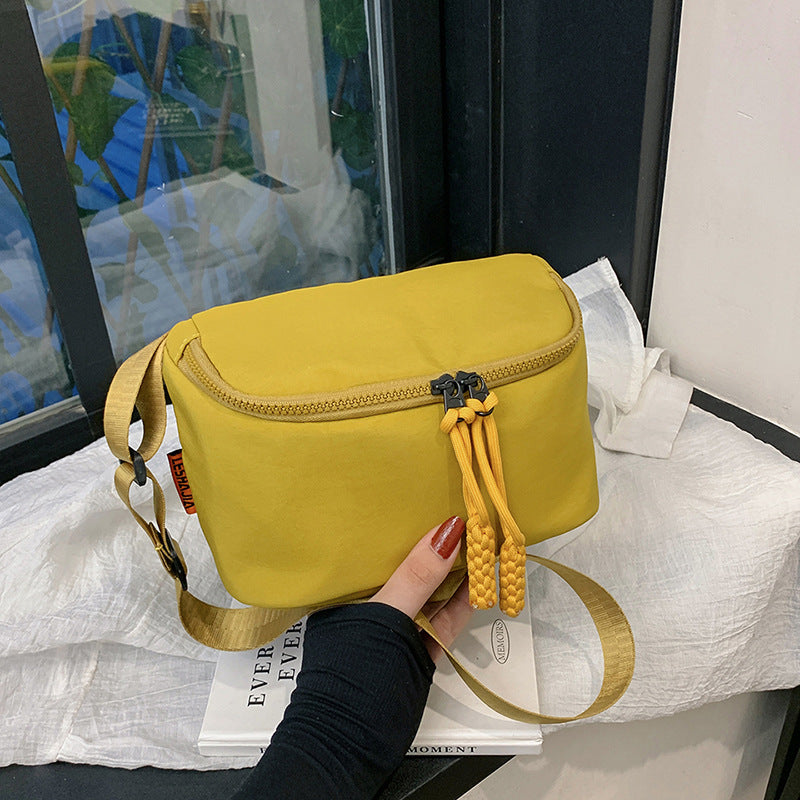 New Waist Bag Single Shoulder Crossbody Phone Bag Solid Color Simple