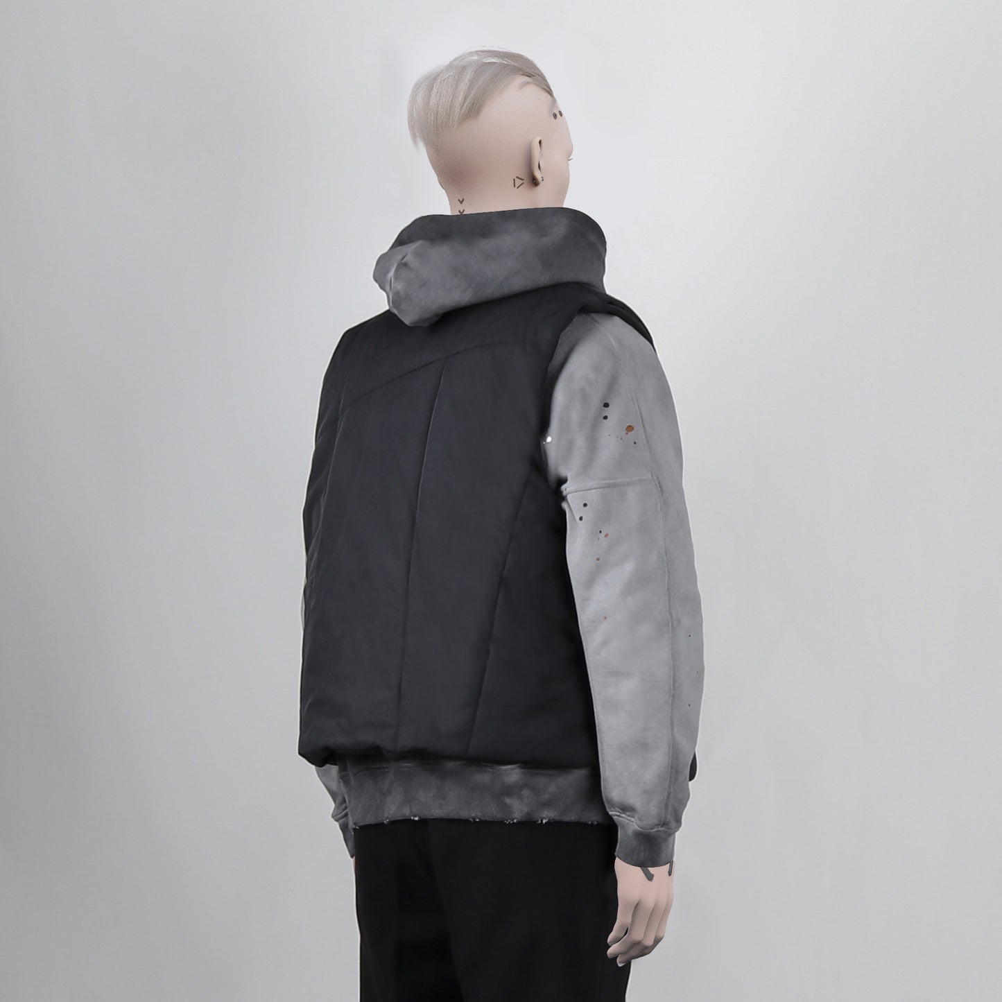 Irregularly Deconstructed Nylon Buckle Cotton Horse