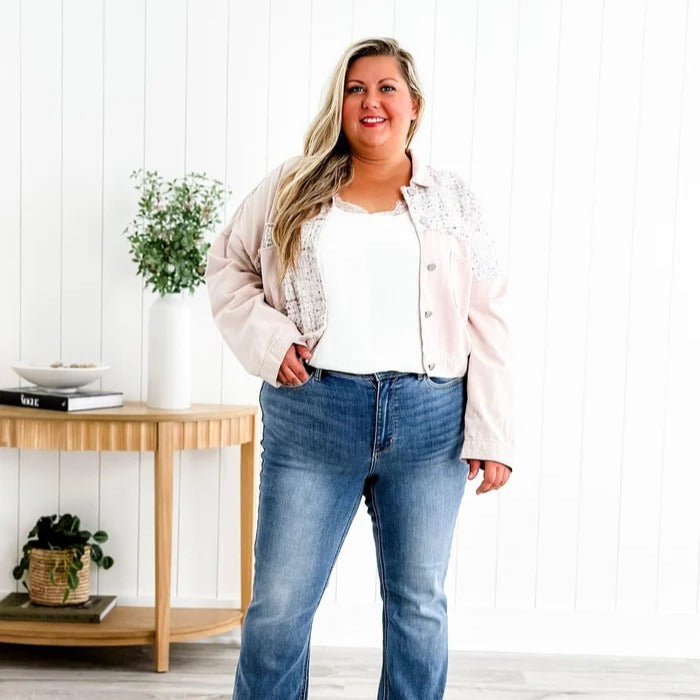 Fashion Plus Size Elastiske Slim-fit Jeans
