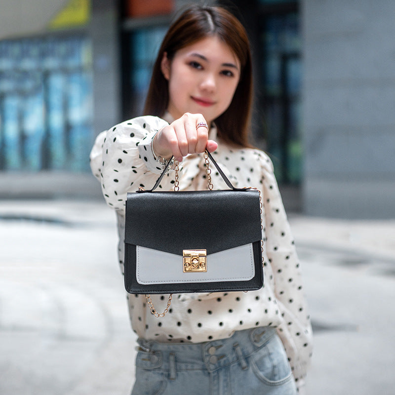 Fashion Chain Lock Shoulder Messenger Bag