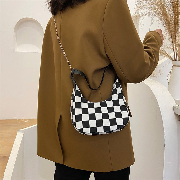 Mini Textured Underarm Portable Crossbody Bag
