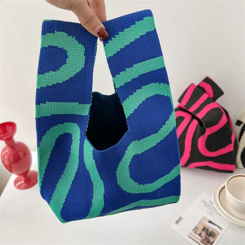 Fashionable And Minimalist Line Shoulder Bag