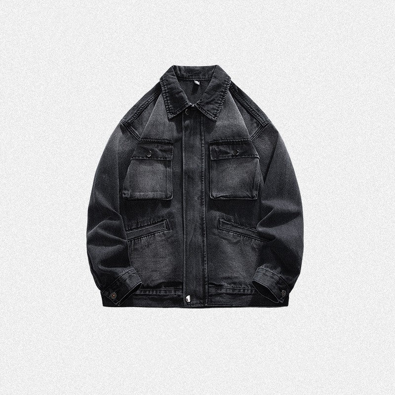 Men's Retro American Workwear Top