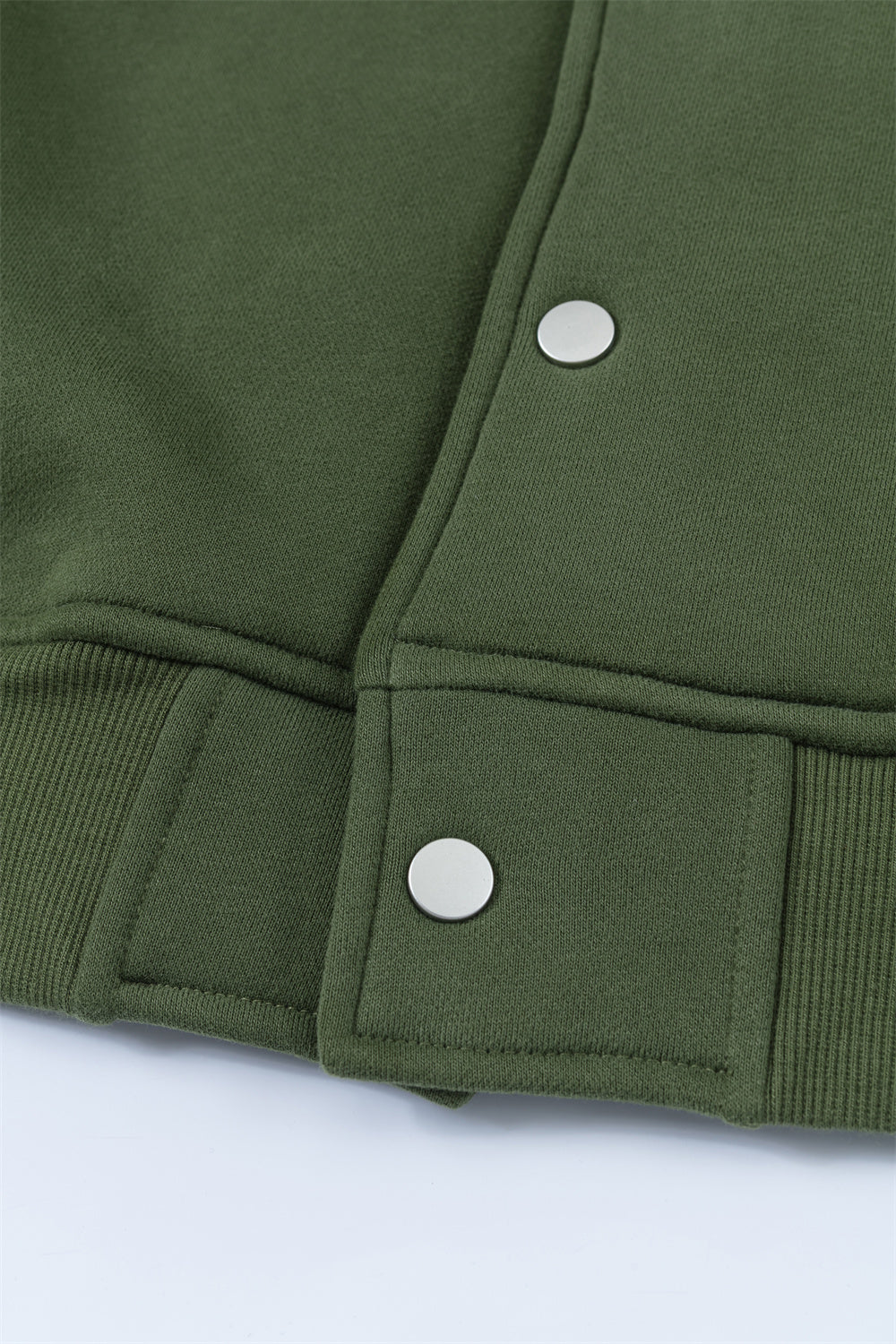 American Style Loose Solid Color With Fur Baseball Uniform