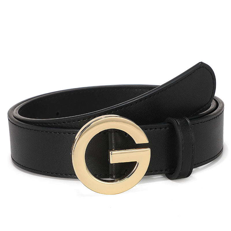 Ladies Belt Simple And Versatile Fashion Leather