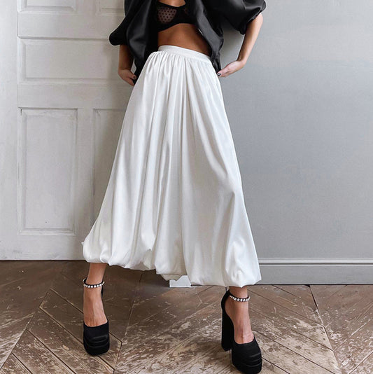 Women's Fashionable Simple Satin Dress