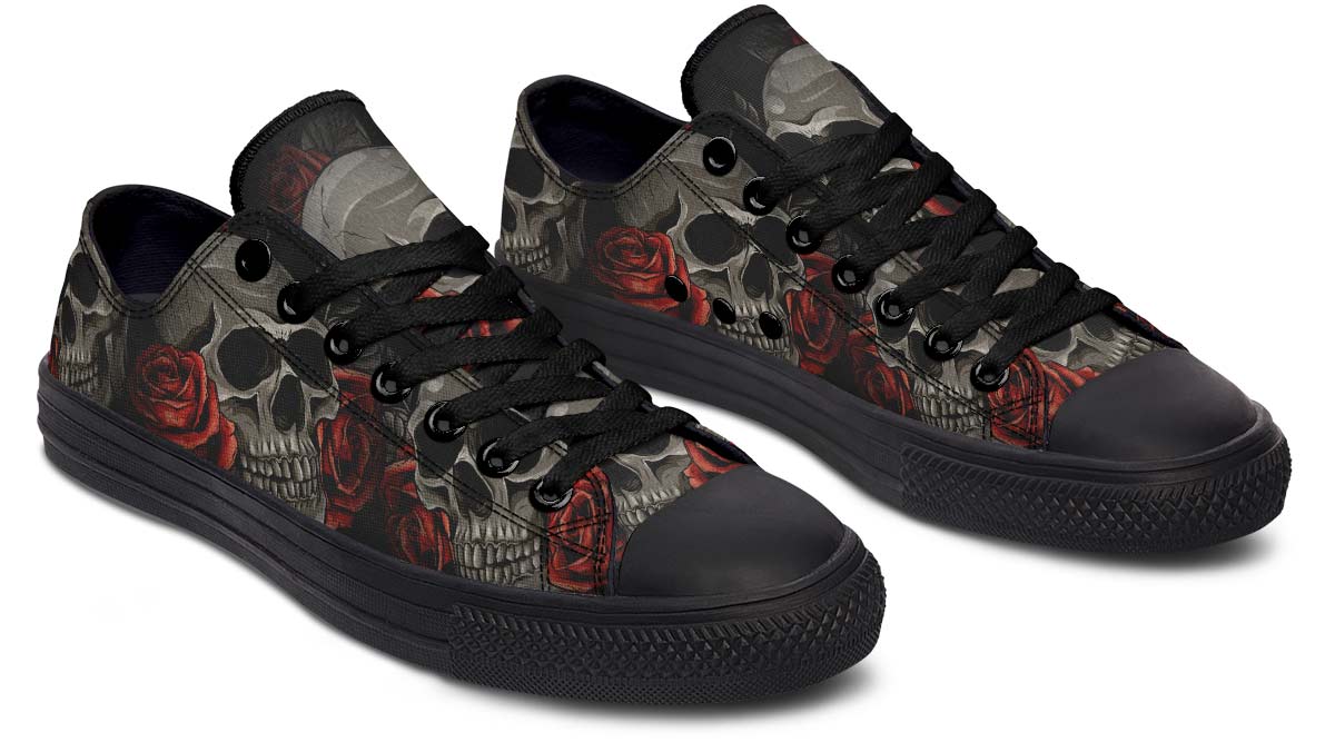 Fashion Print Couple Low-Top Canvas Shoes