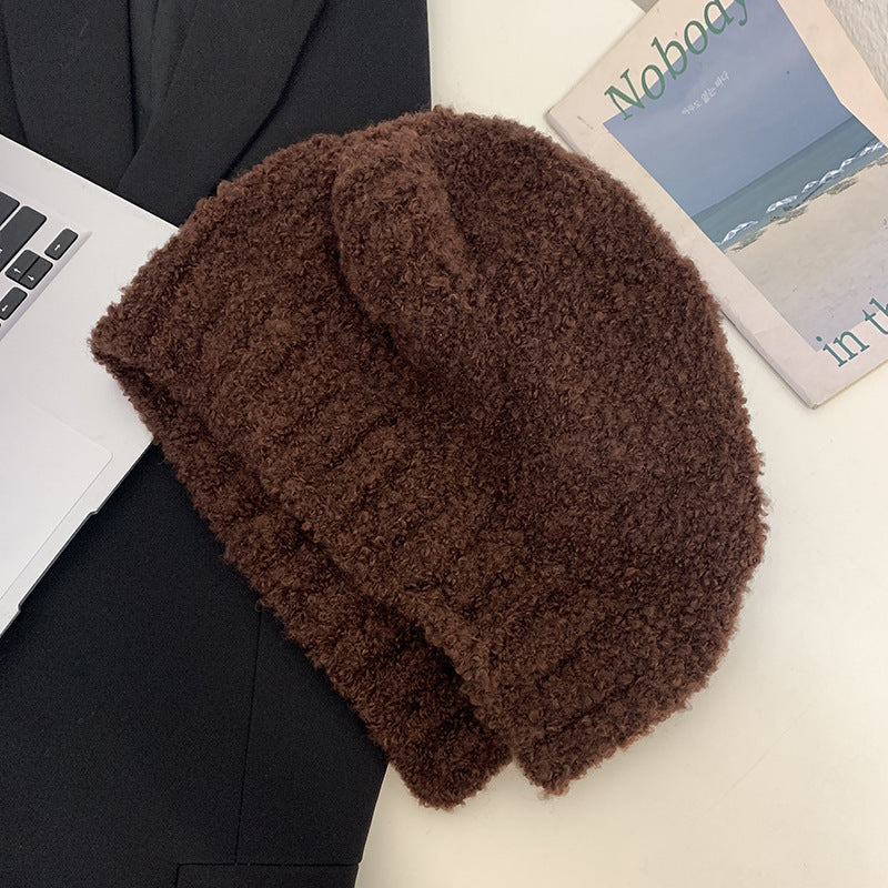 Big-headed Foreign-style Warm Ear Protection Hat