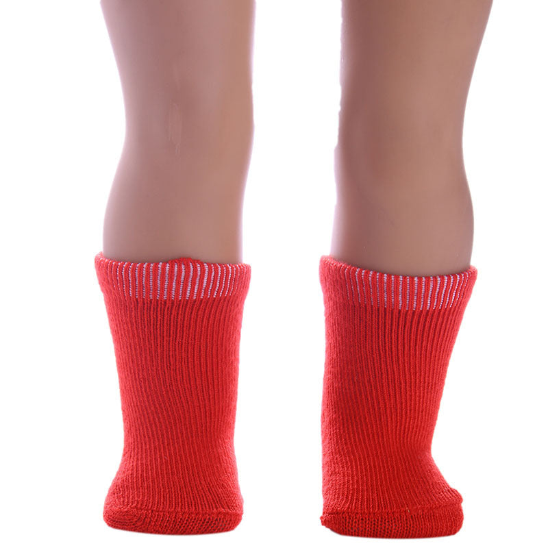 12 Colors 18 Inch American Girl Doll Socks