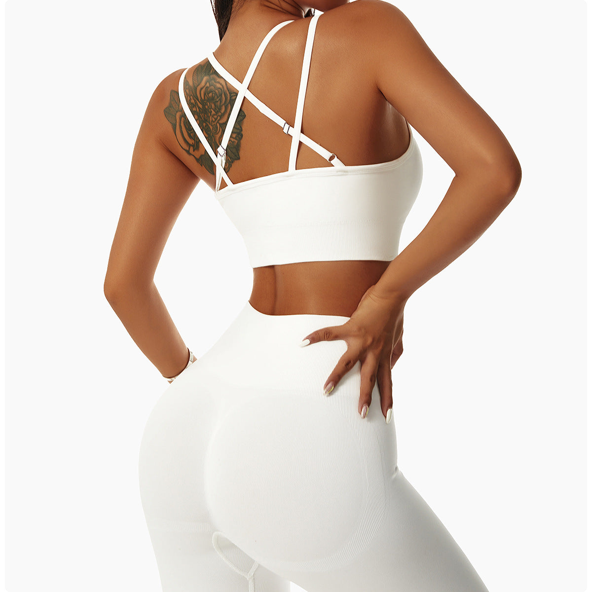 High Waist Abdomen Shrinking And Hip Lifting Fitness Stretch Outwear Tight Running Pants Women