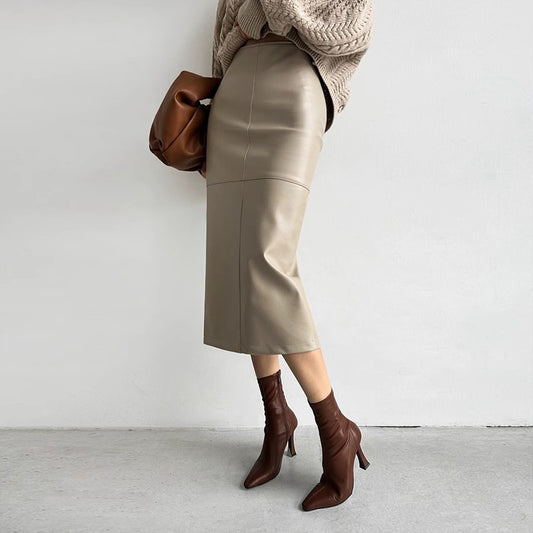 Elegant High Waisted Slimming Skirt For Women