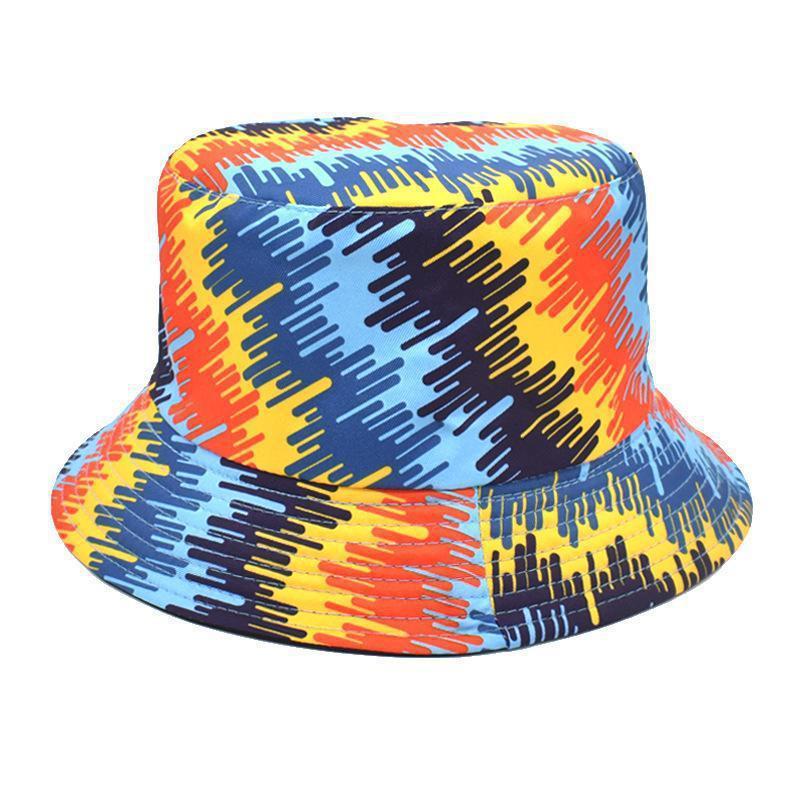 Spring Summer Heart Print Reversible Bucket Hat