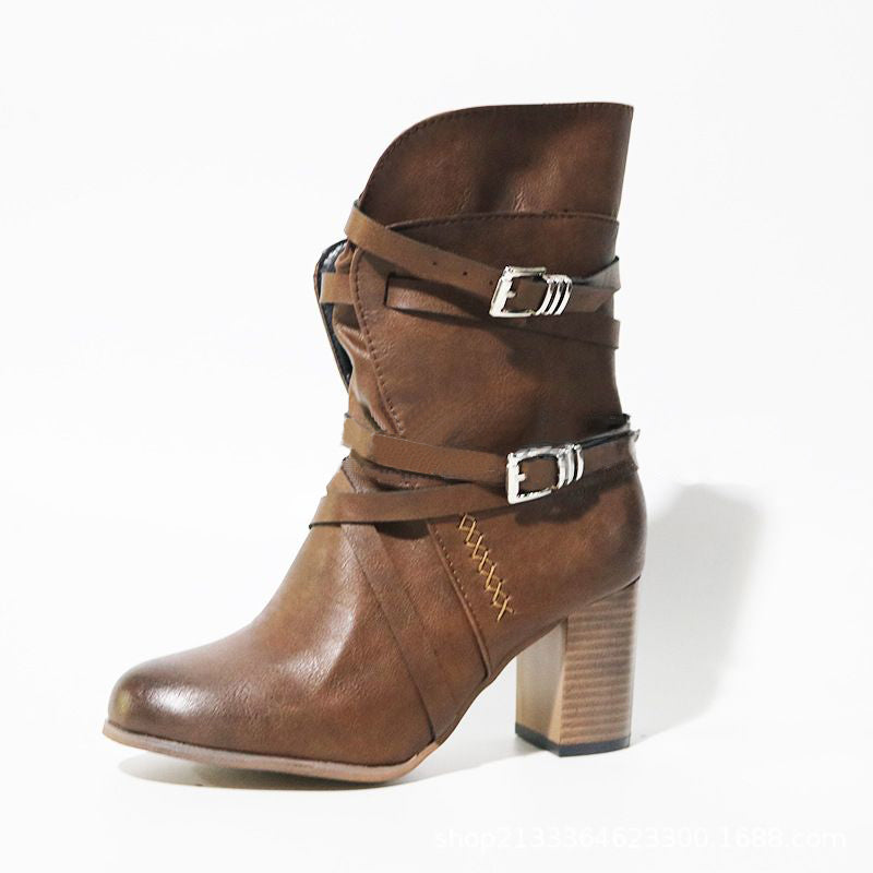Plus Size Women's Chunky Heels 35-43