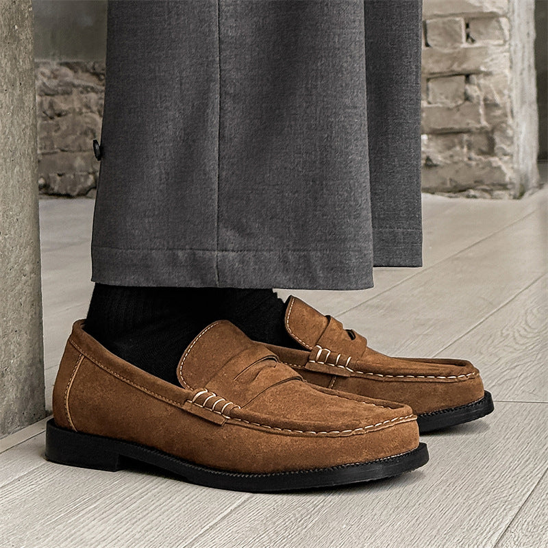 New Vintage Old Coin-style Loafers For Men