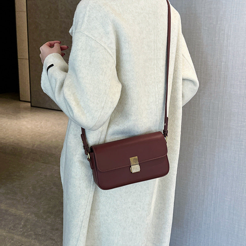 Single Shoulder Women's New Texture And Fashion Niche Crossbody Bag