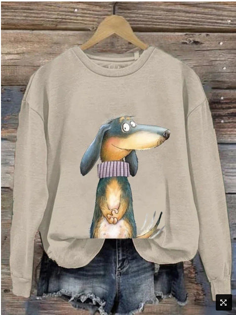 Women's Clothing Fashion Loose 3D Digital Printing Sweater