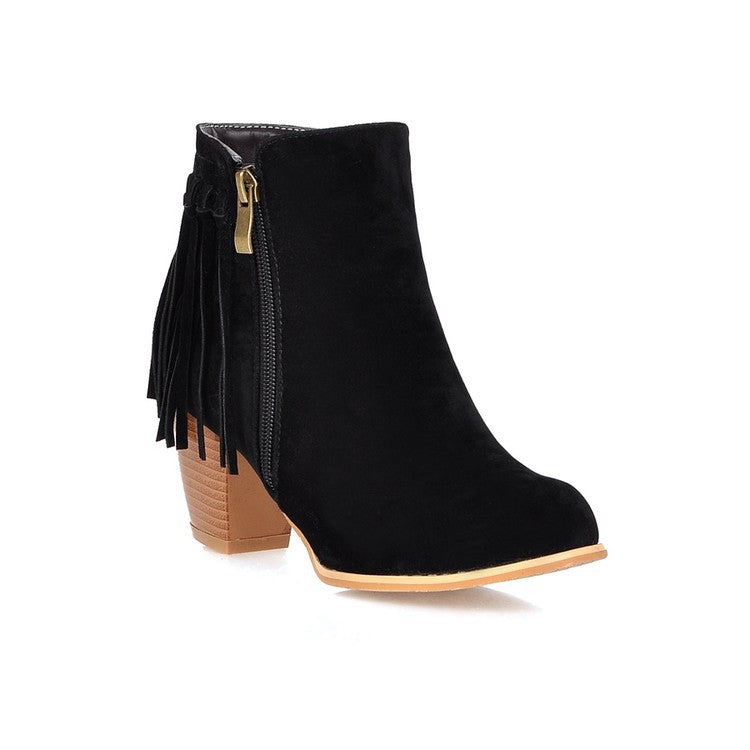 European And American Autumn And Winter Short Knight Boots