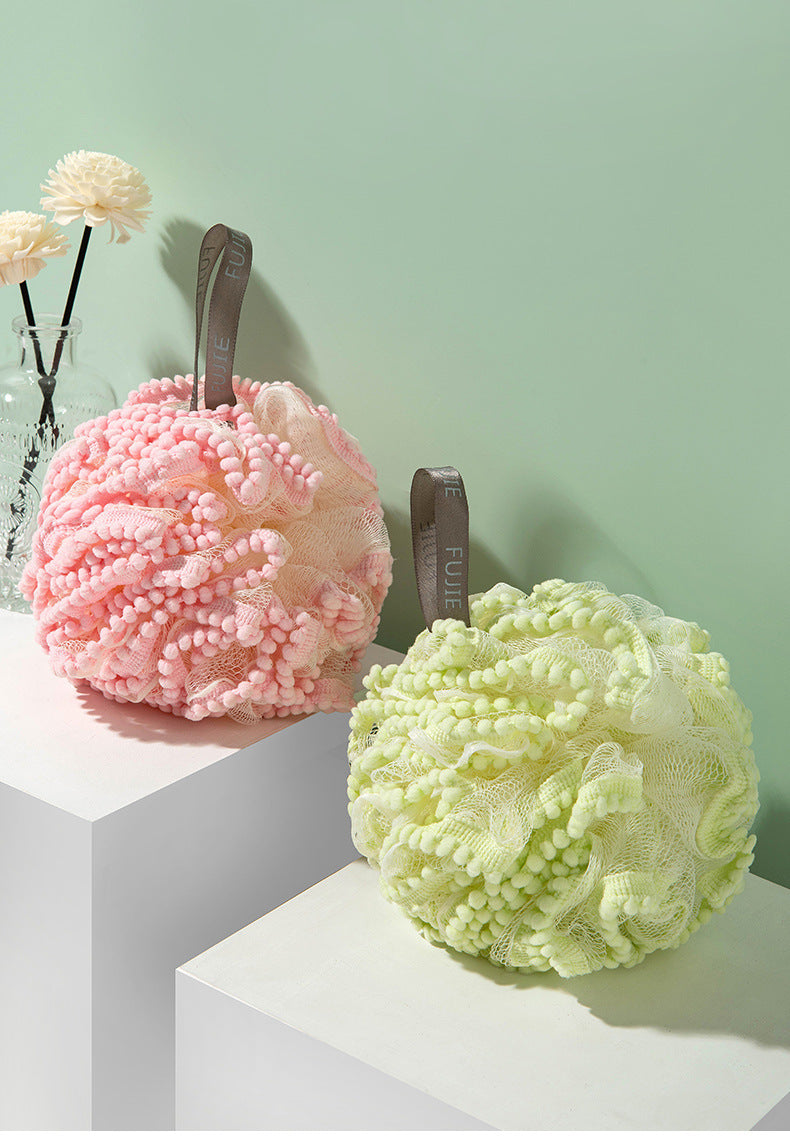 Independent High-end Large Bath Pearl Loofah Independent Packaging Bath Foaming Durable Shower Ball