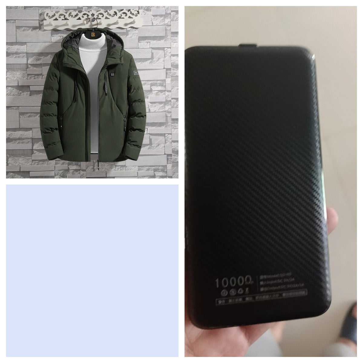 zone11-  Heating Jacket Winter USB Carbon Fiber Heating