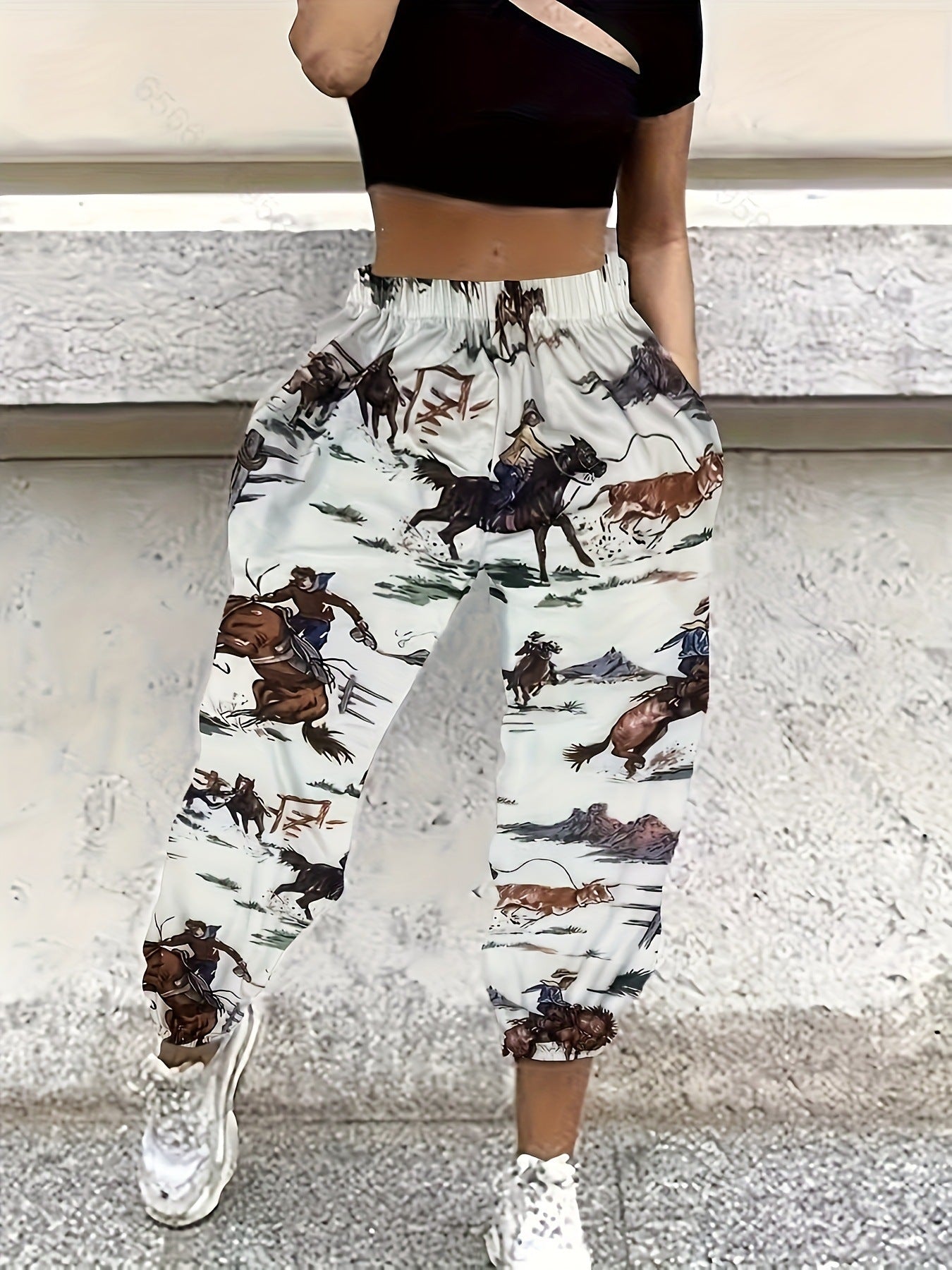 Trendy High Quality Breathable And Loose Women's Trousers