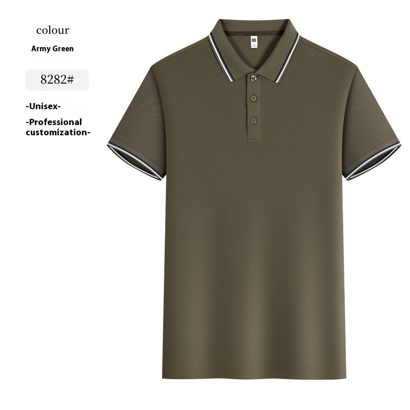 Short Sleeve Lapel Group Building Casual Polo Shirt