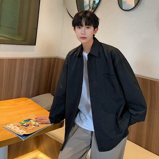 Pi Shuai Long Sleeve Shirt Men's Spring Coat Trend Spring And Autumn