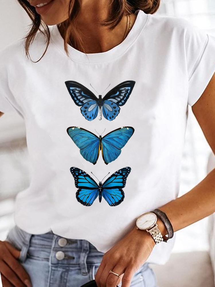 T-shirt AliExpress Amazon Independent Station Kortærmet til kvinder