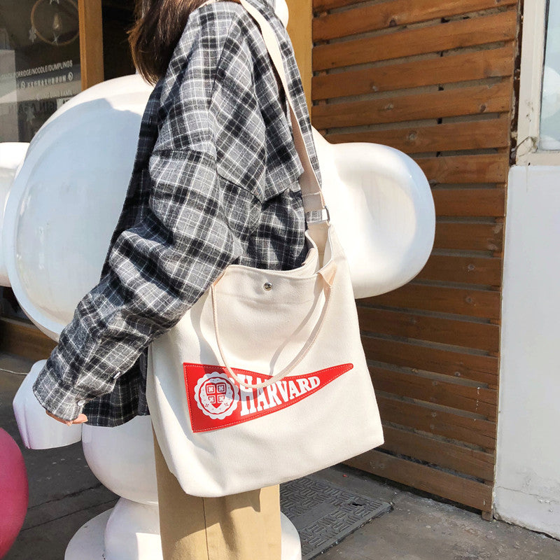 Ladies Polyester Canvas Shoulder Bag
