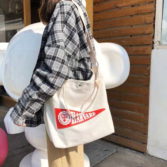 Ladies Polyester Canvas Shoulder Bag
