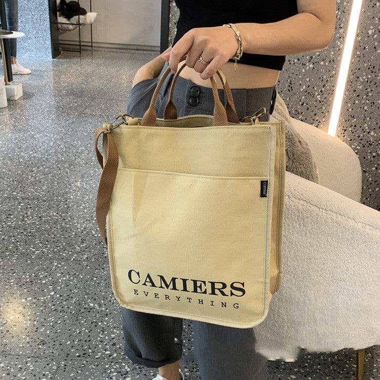 New Women's Large Capacity Messenger Canvas Bag