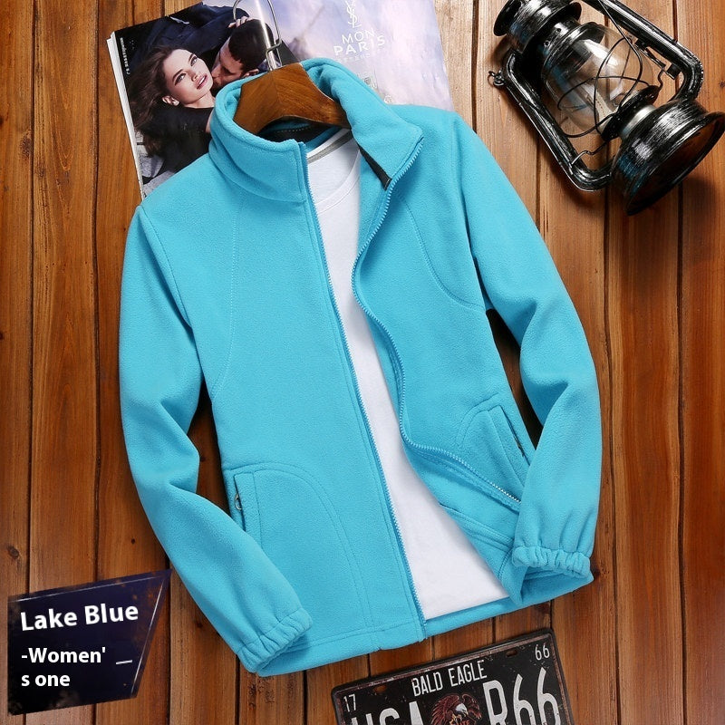 Outdoor Sports Women's Fleece Cardigan Sweater Fleece Top