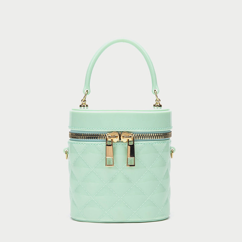 New Jelly Bag Women's Shoulder Messenger Bucket Bag
