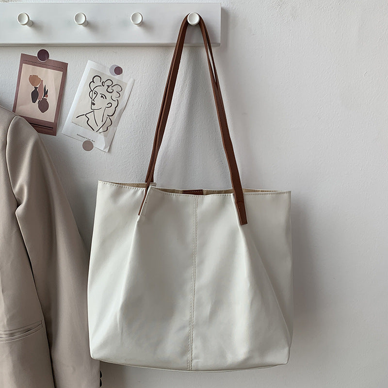 Lærred Dametaske Med Én Skulderrem Japansk-inspireret Kunstnerisk Design