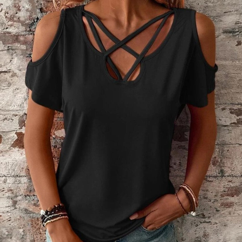 Dame Sommer Off-shoulder Kortærmet med strop