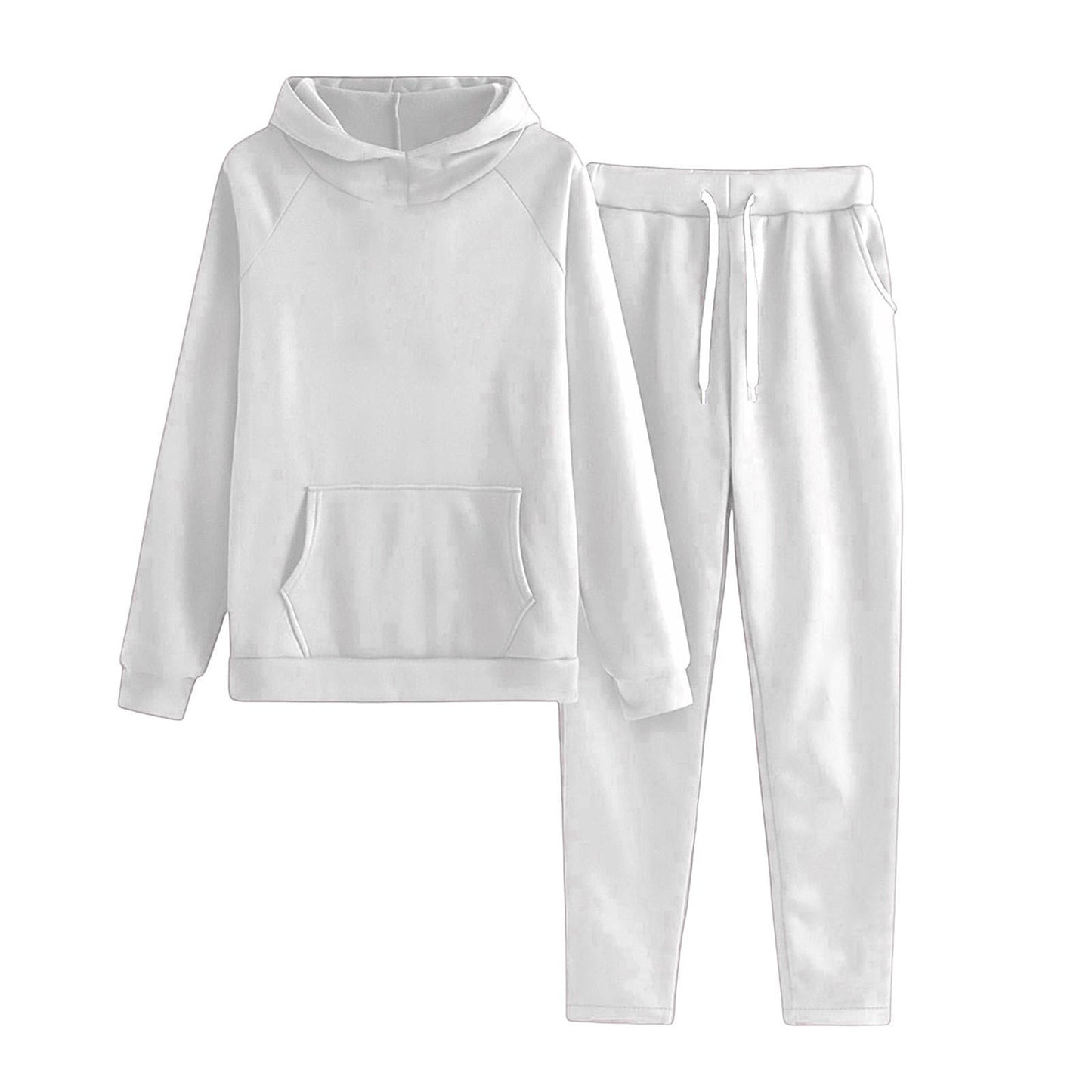 Unisex Hoodie And Sweatpants Twopiece Set