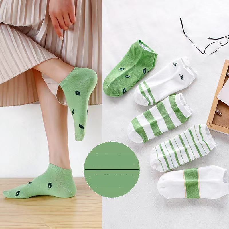 Summer Thin Shallow Mouth Boat Socks Ladies Cotton Socks